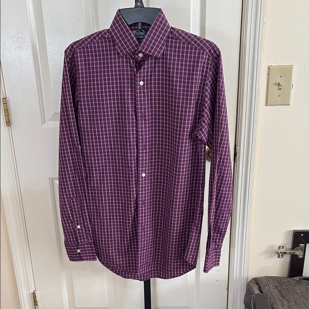 Ralph Lauren Purple Casual Button Down Shirt